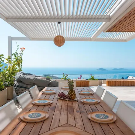 Ultra Luxurious Magnificent Sea View In Kalkan Kalamar Bay 4 וילה *