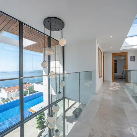 Ultra Luxurious Magnificent Sea View In Kalkan Kalamar Bay 4 Villa Kas