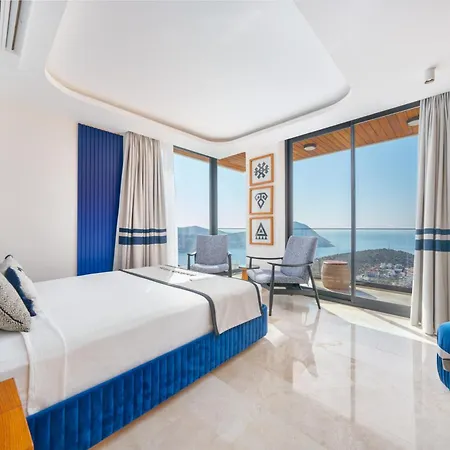 Ultra Luxurious Magnificent Sea View In Kalkan Kalamar Bay 2 Villa Kas