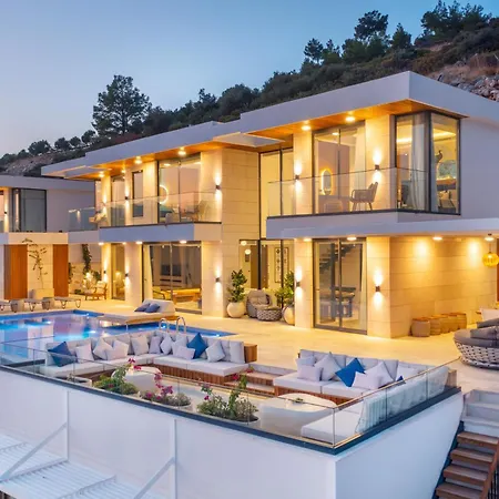Ultra Luxurious Magnificent Sea View In Kalkan Kalamar Bay 4 ヴィラ *