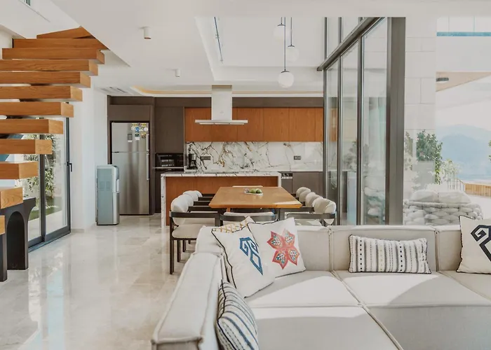 Ultra Luxurious Magnificent Sea View In Kalkan Kalamar Bay 2 Kaş