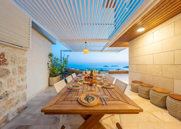Ultra Luxurious Magnificent Sea View In Kalkan Kalamar Bay 2 Villa Kaş