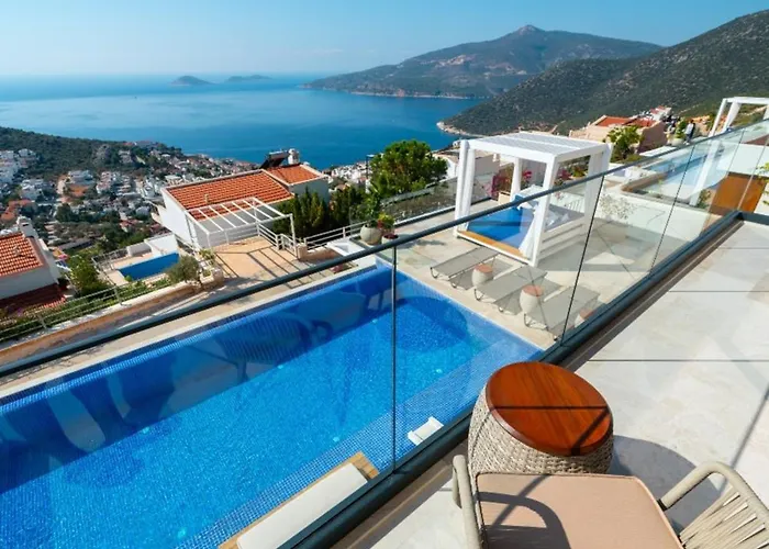 Ultra Luxurious Magnificent Sea View In Kalkan Kalamar Bay 2 Kaş